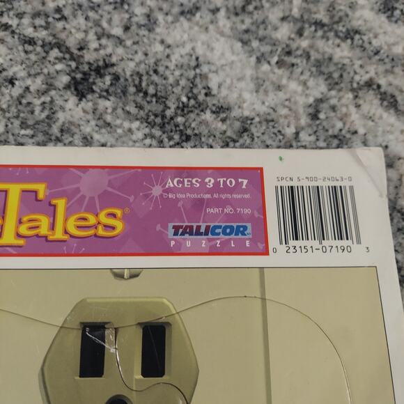 Veggie Tales vintage Tray Puzzle Bob The Tomato & Larry the Cucumber Big Idea - Picture 2 of 4